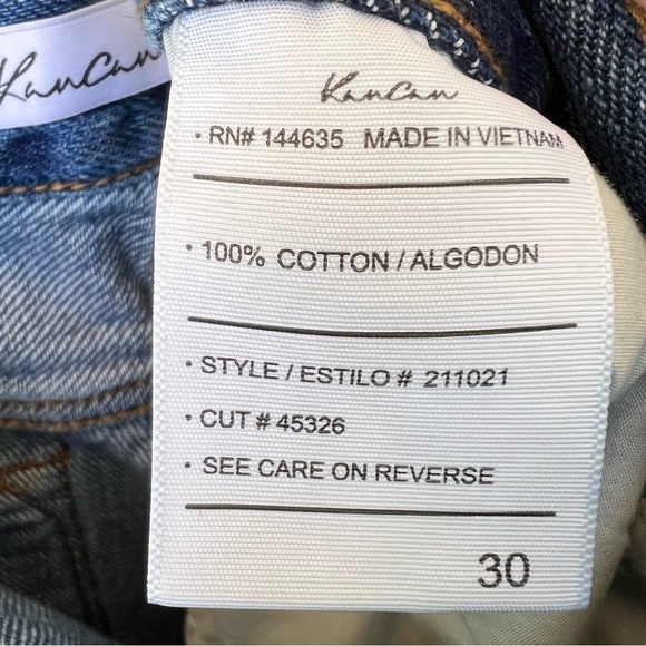 KANCAN HIGH RISE BOYFRIEND STRAIGHT SLOUCHY PATCH JEANS SIZE 10 NWT - Picture 8 of 10